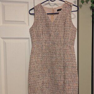 WHBM tweed sleeveless work dress